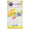 Garden of Life, MyKind Organics, веганский витамин D3, со вкусом малины и лимона, 2000 МЕ, 30 вегетарианских жевательных таблеток