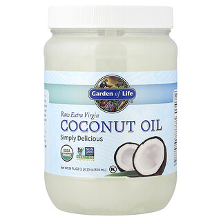 Garden of Life, Aceite de coco extra virgen crudo, 858 ml (29 oz. Líq.)