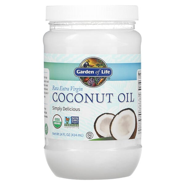 Raw Extra Virgin Coconut Oil, 14 fl oz (414 ml)