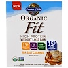 Garden of Life, 오가닉 피트 고단백질 체중 감량 바, 바다 소금 캐러멜, 12개, 각 1.9 oz (55 g)