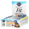 Гарден оф Лайф, Organic Fit, высокопротеиновый батончик для похудения, шоколад с соленой карамелью, 12 батончиков по 55 г (1,94 унции)