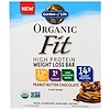 Garden of Life, Organic Fit, High Protein Weight Loss Bar, Peanut Butter Chocolate, 12 Bars, 1.9 oz (55 g) Each