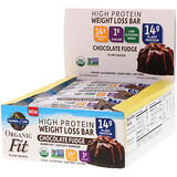 Отзывы о Organic Fit, Высокобелковый  Батончик для Эффективной Потери Веса, Шоколадная Помадка, 12 Батончиков, по 1,9 унции (55 г) Каждый