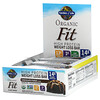 غاردن أوف لايف, Organic Fit، قوالب انقاص الوزن الغنية بالبروتين، بنكهة حلوى الشوكولاتة ، 12 لوح، 1.9 أونصة (55 جم) لكل واحد