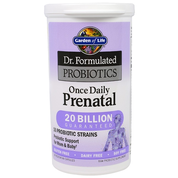 Garden Of Life Dr Formulated Probiotics Once Daily Prenatal 30