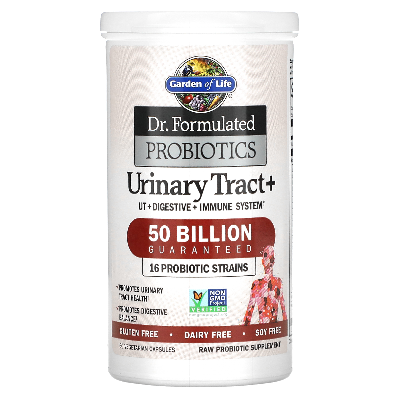 Garden of Life Dr Formulated Probiotics Urinary Tract+ 50 Billion 60 Vege Capsules