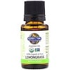 100% Organic & Pure, Essential Oils, Cleansing, Lemongrass, 0.5 fl oz (15 ml)