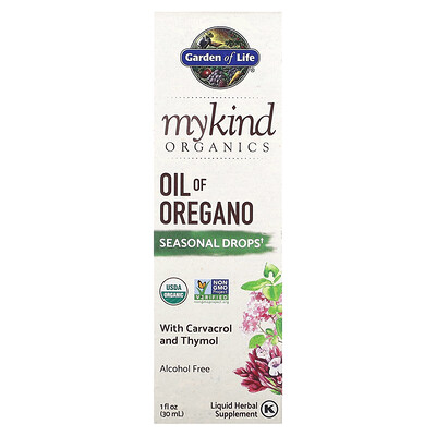 

Garden of Life MyKind Organics Oil of Oregano Seasonal Drops 1 fl oz (30 ml)