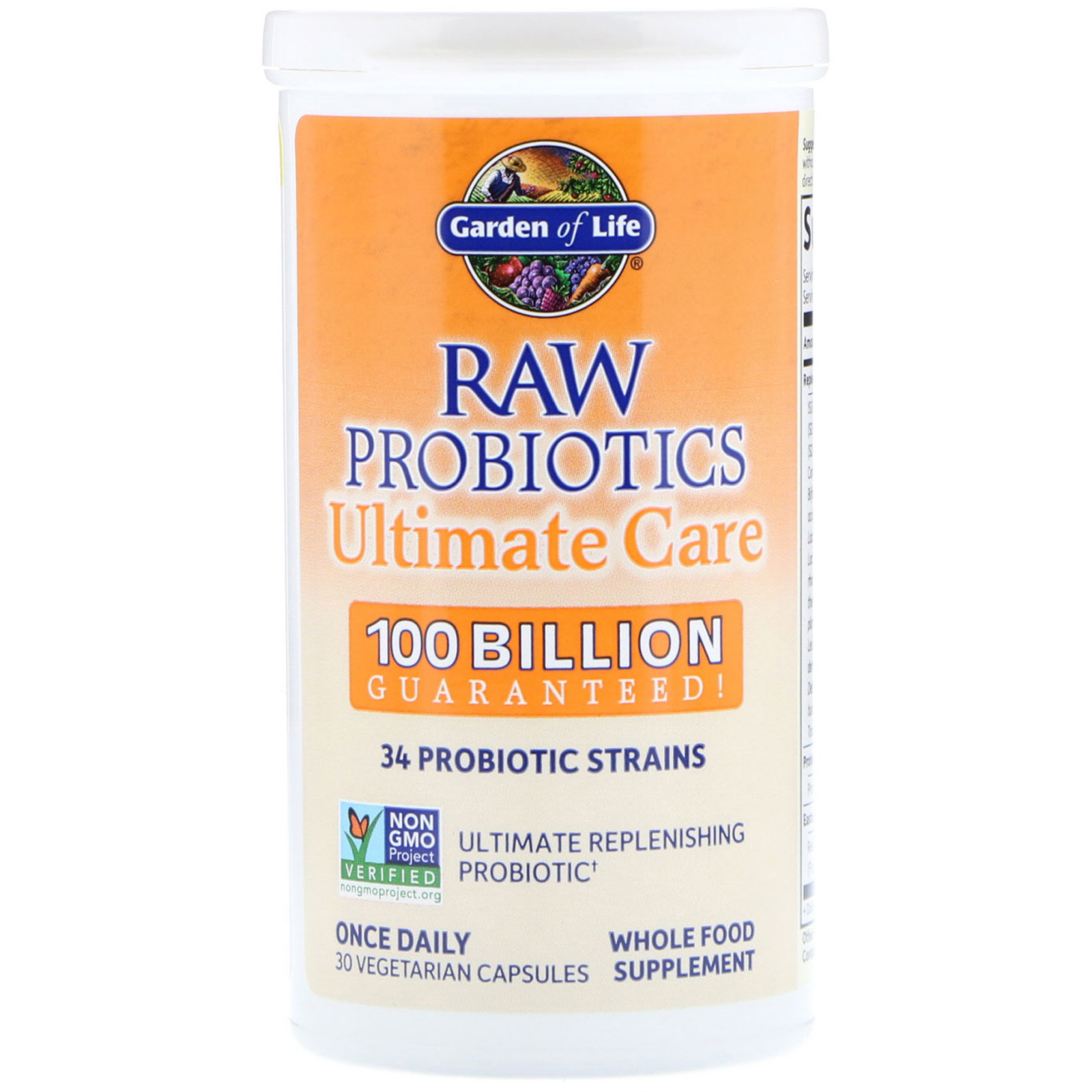 Garden Of Life Raw Probiotics Ultimate Care 30 Vegetarian