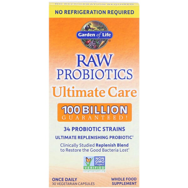 RAW Probiotics Ultimate Care, 30 Vegetarian Capsules 