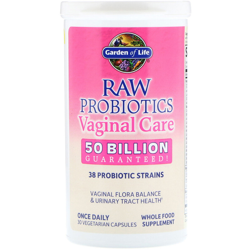 Garden Of Life Raw Probiotics Vaginal Care 30 Vegetarian Capsules Iherb 4285