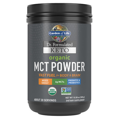 Garden Of Life Dr. Formulated Keto, Organic MCT Powder, 10.58 oz (300 g)