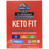Garden of Life, Dr. Formulated Keto Fit Weight Loss Shake, Vanilla, 10 Packets, 1.25 oz (35.5 g) Each
