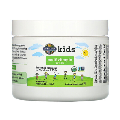 Garden of Life Kids Multivitamin 2.11 oz (60 g) Powder