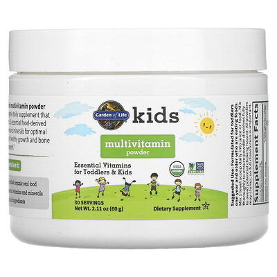 

Garden of Life Kids Multivitamin Powder 2.11 oz (60 g)