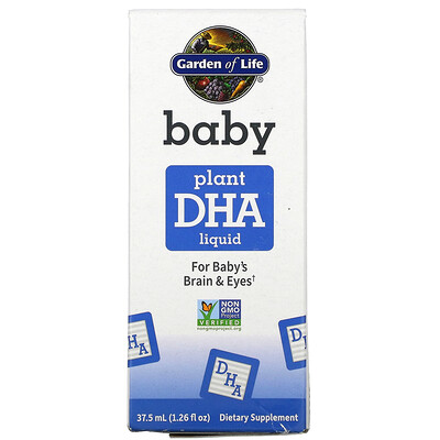Garden of Life Baby, Plant DHA Liquid, 1.26 fl oz ( 37.5 ml)