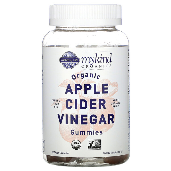 Garden of Life, MyKind Organics, Organic Apple Cider Vinegar Gummies