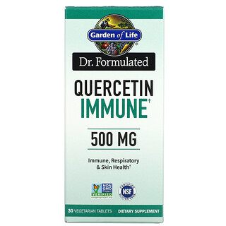 Garden of Life, Доктор Formula, кверцетин для иммунитета, 500 мг, 30 вегетарианских таблеток
