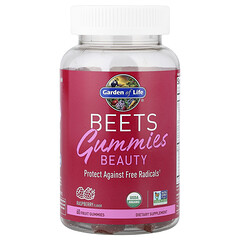 Beets Gummies Beauty, малина, 60 жувальних таблеток із фруктами