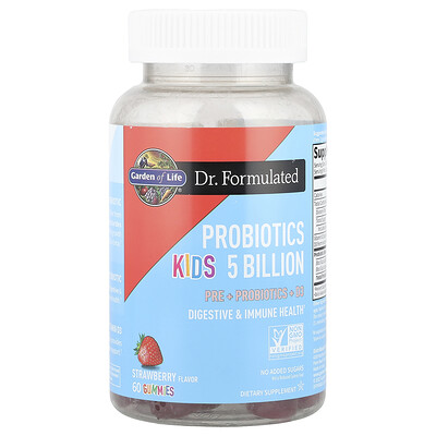 Product Image for Garden of Life, Kids, Probiotics, Strawberry, 60 Gummies