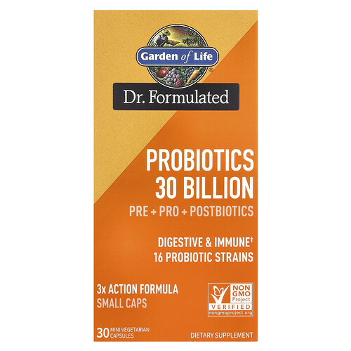 Garden Of Life Probiotics, 30 Mini Vegetarian Capsules