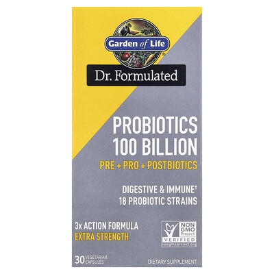 Product Image for Garden of Life, Probiotics, 30 Vegetarian Capsules