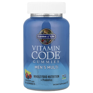 Garden of Life, Vitamin Code®, Gomitas multivitamínicas para hombres, Limón y bayas, 90 gomitas