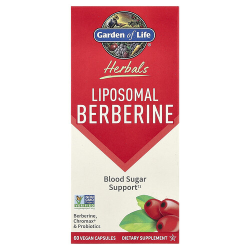 Garden Of Life Herbals, Liposomal Berberine, 60 Vegan Capsules