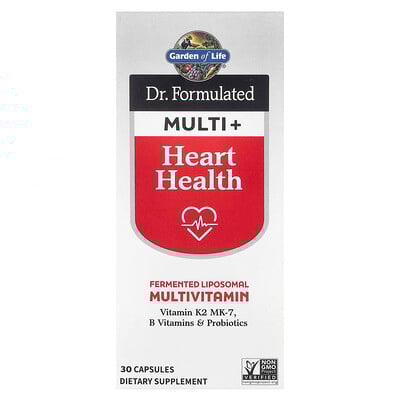 Product Image for Garden of Life, Dr. Formulated Multi+, Heart Health, 30 Capsules