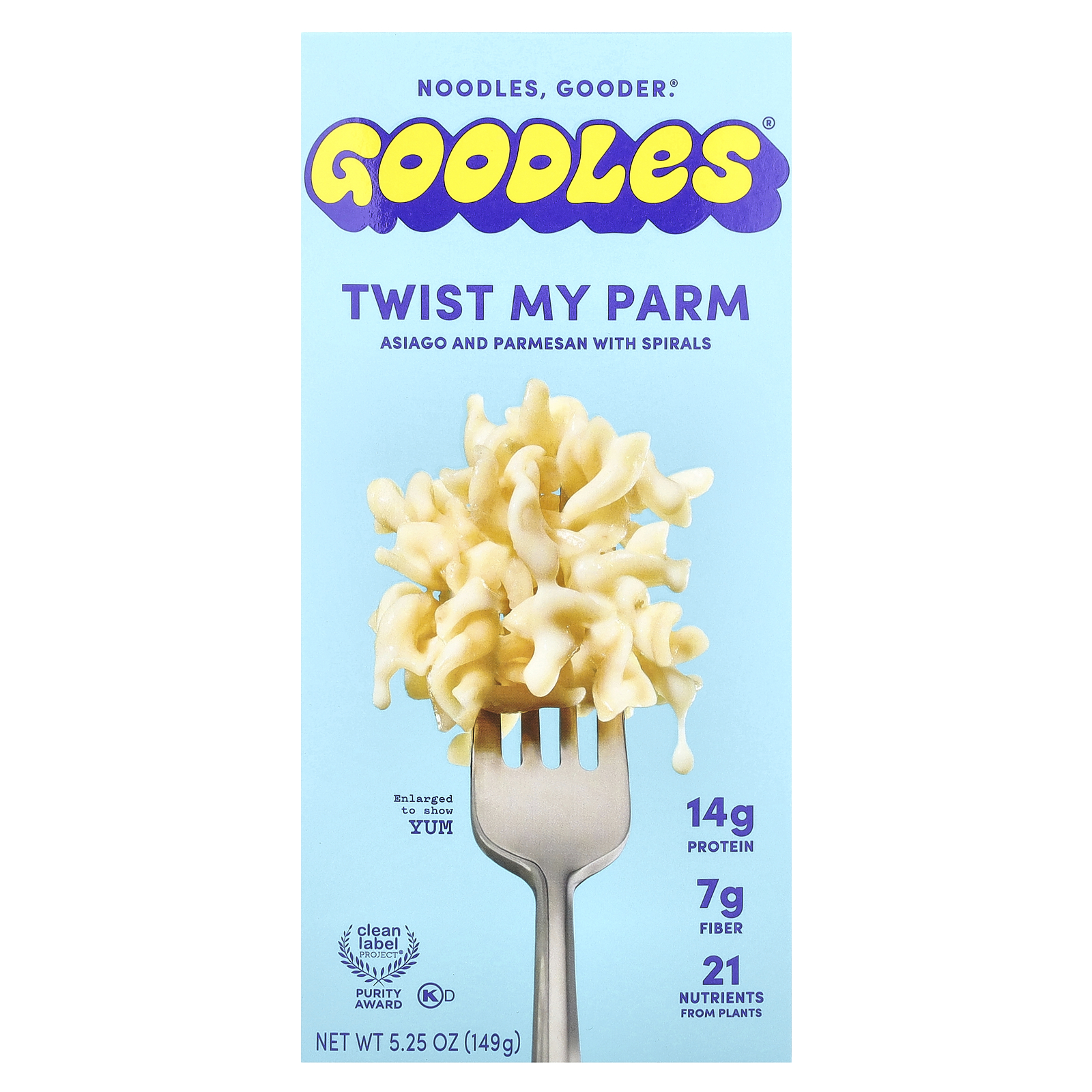 Twist My Parm, Asiago and Parmesan with Spirals, 5.25 oz (149 g) - Picture 1 of 2