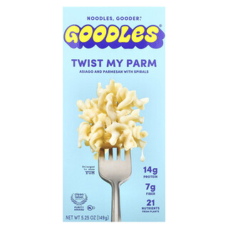 Goodles, Twist My Parm, Asiago and Parmesan With Spirals, 149 g (5.25 oz)