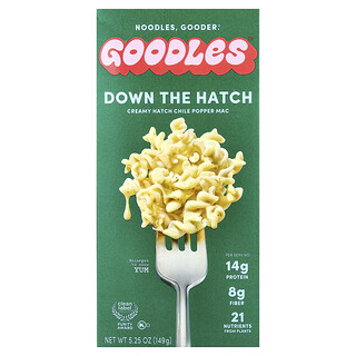 Goodles, Down the Hatch, Creamy Hatch Chile Popper Mac, 5.25 oz (149 g)
