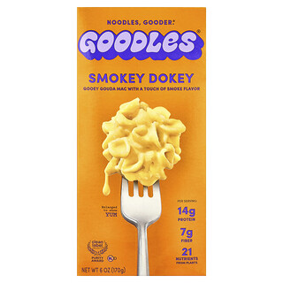 Goodles, Smoky Dokey, Gooey Gouda Mac With a Touch of Smoke Flavour, 6 oz (170 g)