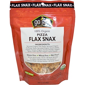 Го Ро, Organic Flax Snax, Pizza, 3 oz (85 g) отзывы