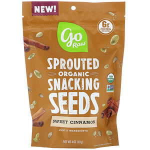Отзывы о Го Ро, Organic, Sprouted Snacking Seeds, Sweet Cinnamon, 4 oz (113 g)