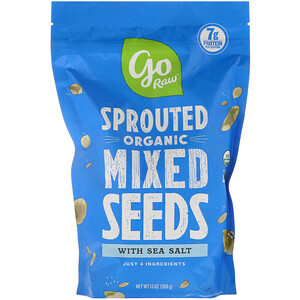 Го Ро, Organic, Sprouted Mixed Seeds with Sea Salt, 13 oz (369 g) отзывы покупателей