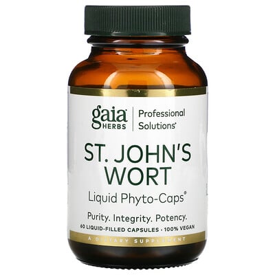 

Gaia Herbs Professional Solutions St. John's Wort 60 Liquid-Filled Capsules