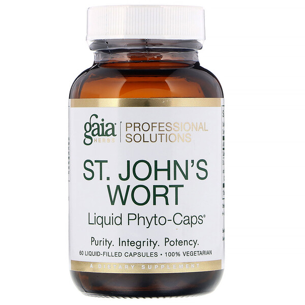 Gaia Herbs Professional Solutions, St. John's Wort, 60 LiquidFilled