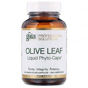 Gaia Herbs Professional Solutions, Olive Leaf, 60 Liquid-Filled Capsules отзывы