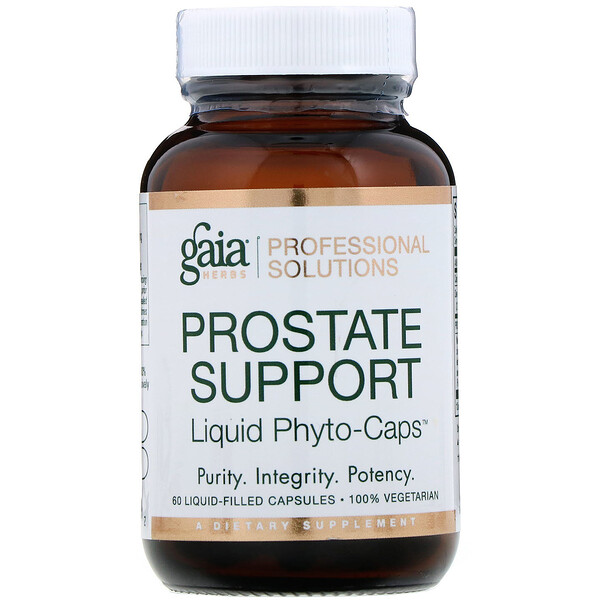 Gaia Herbs Professional Solutions Prostate Support 60 Liquid Filled Capsules 