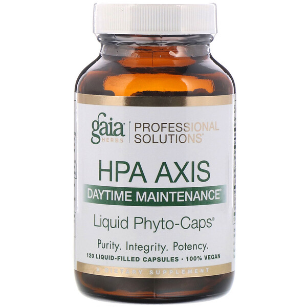 Gaia Herbs Professional Solutions, Traitement de jour pour l'axe HPA, 120 capsules liquides