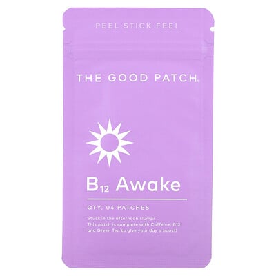Product Image for The Good Patch, B12 Awake, 4 Patches