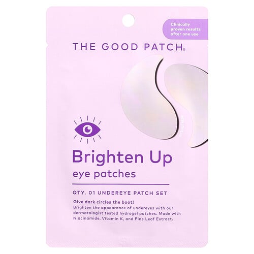 The Good Patch Brighten Up Eye Patches, 1 Pair