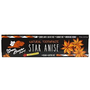 Грин Бивер, Natural Toothpaste, Star Anise, 2.5 fl oz (75 ml) отзывы покупателей