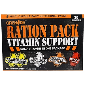 Отзывы о Гринэйд, Ration Pack Vitamin Support, 30 Daily Packs