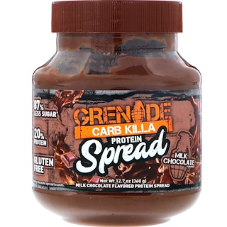 Grenade, Carb Killa Protein Spread, Milk Chocolate, 12.7 oz (360 g)