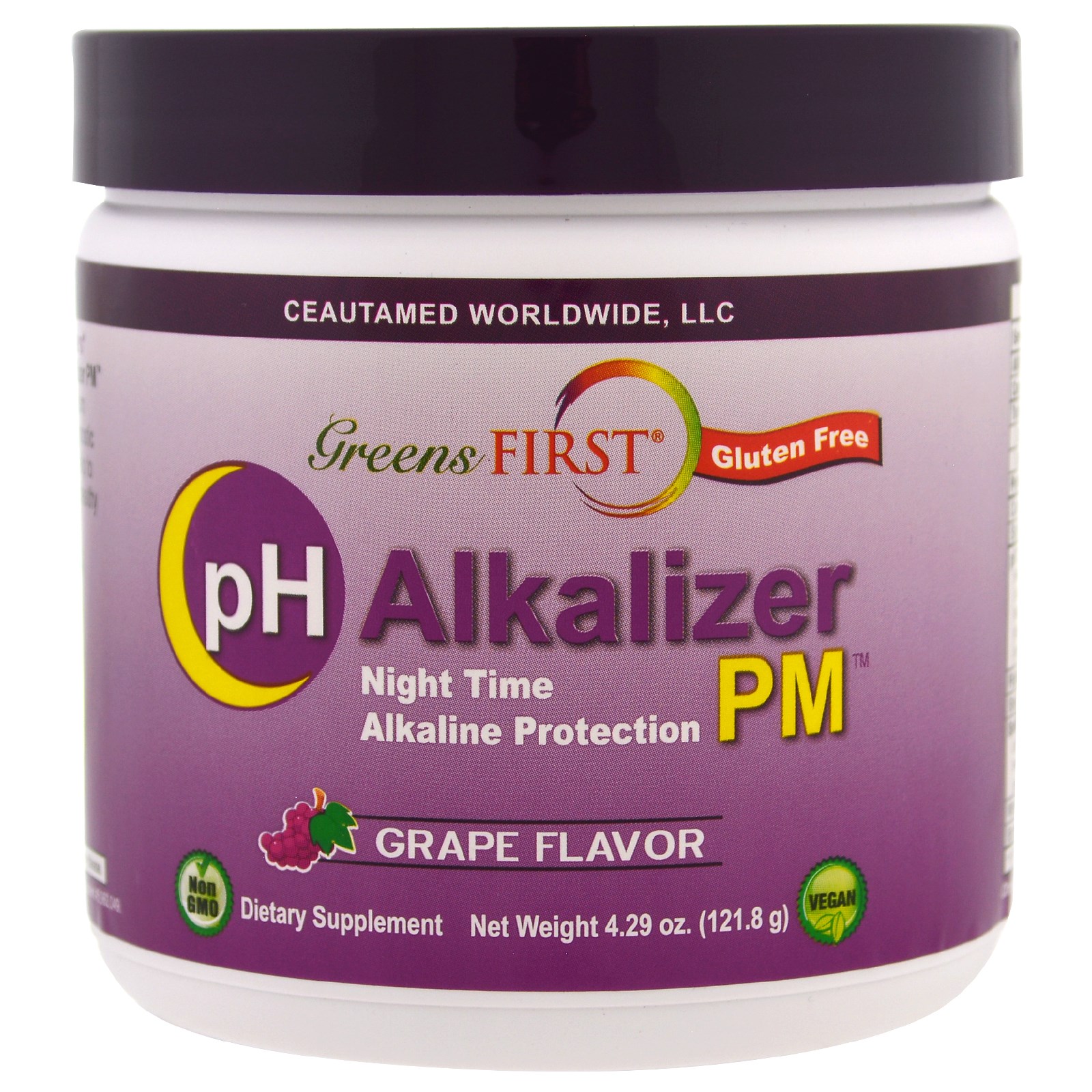 Greens First, pH Alkalizer PM, Grape, 4.29 oz (121.8 g) iHerb