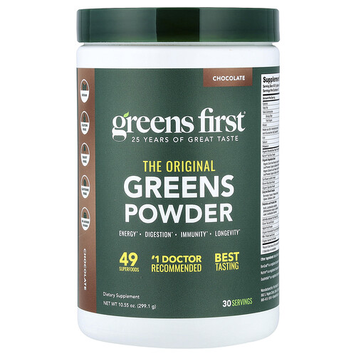 Greens First Greens Powder, Chocolate, 10.55 oz (299.1 g)