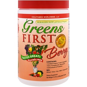Отзывы о Гринс Фёрст, Superfood Antioxidant Shake, Berry , 10.16 oz (288 g)