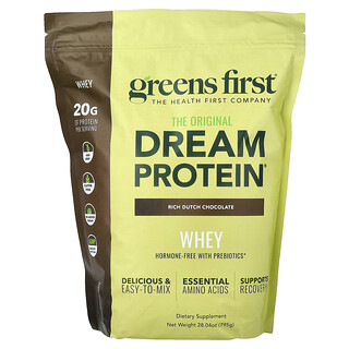 Greens First, zer Dream Protein™, ciocolată olandeză bogată, 795 g (28,04 oz)